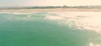 Drone shark footage
