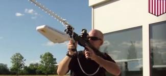 Bringing drones down: New DroneDefender rifle uses radio waves to disable UAVs