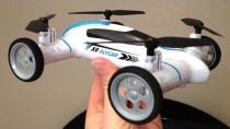 Syma X9 Flying Car Quadcopter Drone Unboxing, Maiden Flight & Drive, and Review
